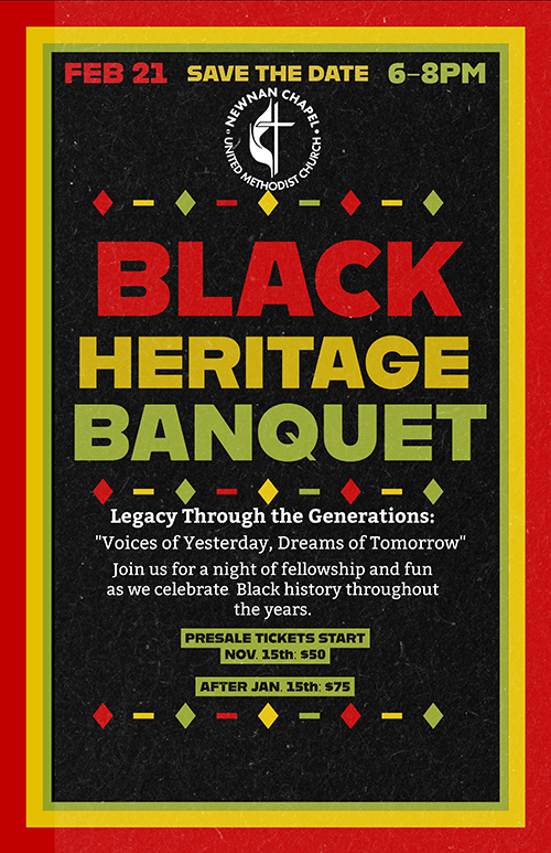 Newnan Chapel Black Heritage Banquet
